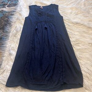 Calypso St. Barth Navy Mini Dress